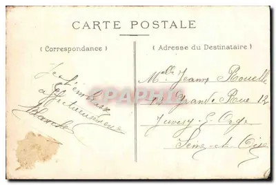 Menina em um cesto de flores — Amizade Sincera — editor não visível — Verso