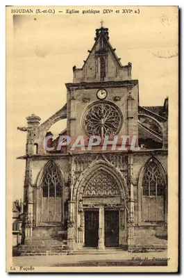 Houdan (S.-et-O.) — Igreja Gótica (séculos XV e XVI) — Editor H. Passager