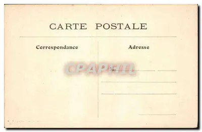 Maison-Laffitte - O Castelo — Paris e seus Arredores - 62 — Edição do Prisclain — Verso