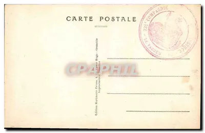 Os Túneis da Vernaison nas Barraques — Os Grandes Goulets — Edição Martinisto Frères, 4, Boulevard Hugo - Grenoble — Verso