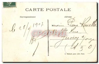 Vincennes — O Castelo, a Capela — Vista Panorâmica — E.M. — n°279 — Verso