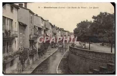 Montbrison (Loire) — As margens do Vizezi — Os Quais — Edit. Buffet-Robert — N° 51