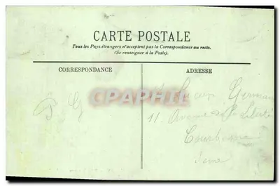 Versailles — Petit Trianon — O Moinho de Maria Antonieta — n°217 — Verso