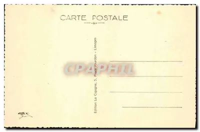 Limoges (H-V.) — Ogród Champ-de-Juillet — Widok z Gare — Rewers