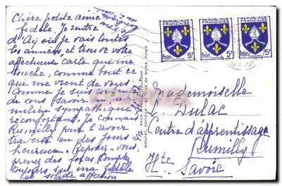 PARIS – Katedra Notre-Dame, fasada — MOUTET, wydawca n°1000 — Rewers
