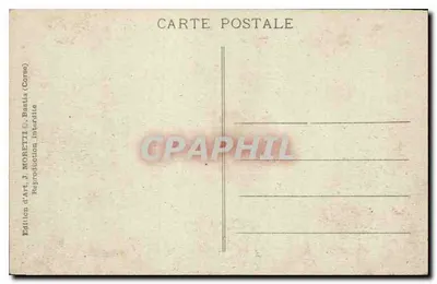Bastia - Nuovo Porto — Corsica — J. Moretti, 65 — Verso