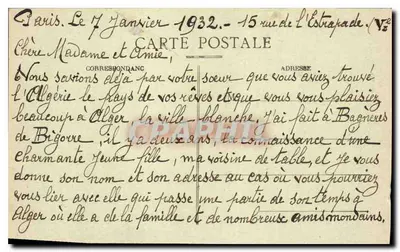 Aurillac - O Castelo St ETIENNE antes do Incêndio — G. Mayer, Aurillac, n°866 — Verso