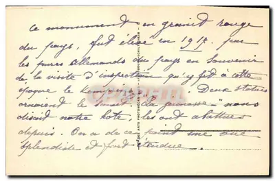 Aubure — El Belvédère — editor AR, n° 27 — Reverso