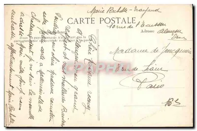 Zamek Chevalerie — okolice Alençon (Orne) — Normandia — nr 145 — Rewers