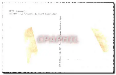 Sete (Hérault) — Kaplica Mont Saint-Clair — Wydawnictwo Braci Lumière, Lyon — Rewers