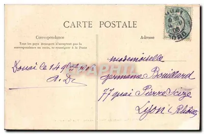 Douai — Porta de Valenciennes — Vista Interna — Lauevret, Douai — Cliché J. D. — Verso