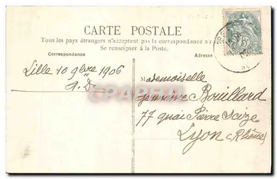 Lille — La Porte de Paris — A.T. n°17 — Verso