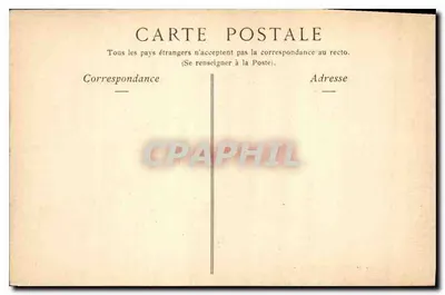 Zamek Luynes — widok na zamek wapienny z dachami z cegły — G. H. Phot, n° 372 — Rewers