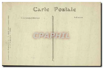 Chenonceaux (Indre-et-Loire) — Fachadas norte e leste do castelo, parte sul do ponte sobre o Cher — ND Phot. — Verso