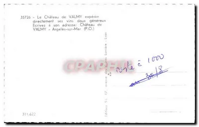 वाल्मी के किला — एडिटर: एडिशन्स एस.एल. 157, एवेन्यू डेज़ फार्से लुमियर — संख्या 35726 — पीछे