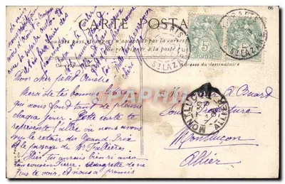 PARIS - Avenida do Bois de Boulogne — visão animada com cavaleiros e carros — editor não identificado — Verso