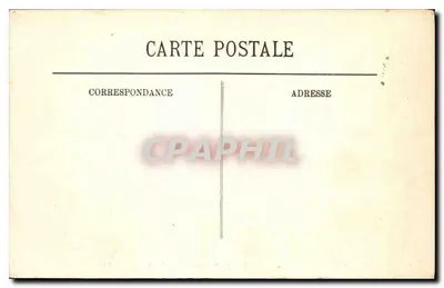 Chenonceaux — Zamek — Widok fasady zachodniej z ogrodu — LL. — N°4 — Rewers