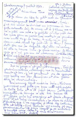 Châteauroux — Igreja de São André, Praça Voltaire — Editor desconhecido, n°9 — Verso