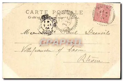 Tours — Torre de Guise em Corrèze — editor desconhecido, n° 27 — Verso