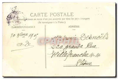 Châlons-sur-Marne - Ponte dos Marinheiros — editor não visível, número de série não legível — Verso