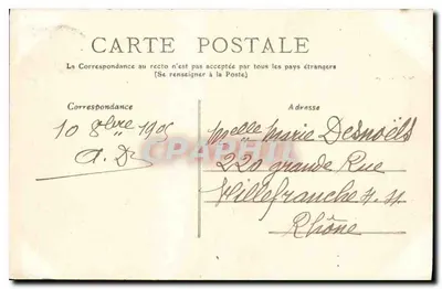 Chalons-sur-Marne — Barragem na Marne — Editor desconhecido, n° 100 — Verso
