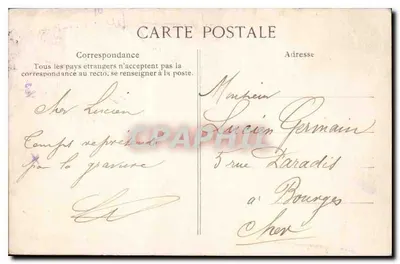 Le Tréport — Grosse mer — Zewnętrzne brzegi przylądku — n°37 — Rewers