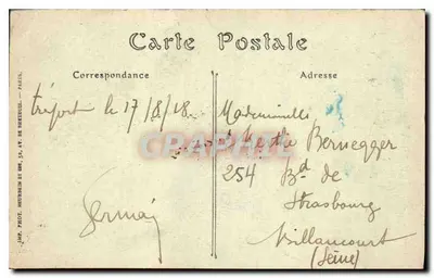 Le Tréport — Vista geral tirada das Falésias — JND Fot. de Bertruel, n°216 — Verso
