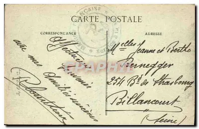 Le Havre — Basen Handlowy — Wydawca E.D. n°9 — Rewers