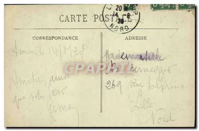 Amiens — Katedra — L. Caron, wyd. — Rewers