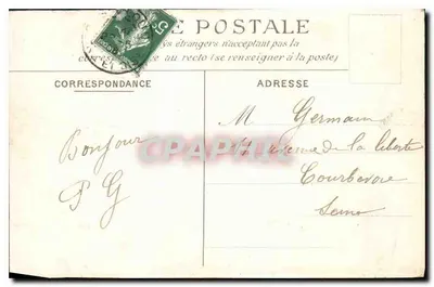 Saint-Cloud — De lamp van Diogenes in 1820 — C.M. n°48 — Achterkant