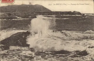Le BRUSC (Var) — Passage do Grand Gaou — editor: TAI LISSERON & IMPRESSIONS TYPOGRAPHIQUES MANUEL BARL - TOULON, n° 777