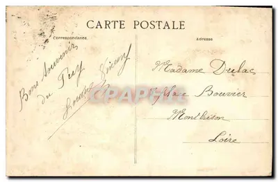 Le Puy — Fontaine Crozatier — Editor não identificado, n° 4153 — Verso