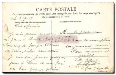 Chartres — Plac Noël Ballay — Kolekcja AD — Rewers