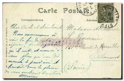Dieppe — A Praia e o Casino na Hora dos Banhos — The Casino and the beach by bath's time — IMP. PHOT. NEUGEBAUER ET CIE, 52, AV. DE LA RÉPUBLIQUE, PARIS — N° 396 — Verso