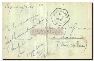 Bureau-St-Palais (Côte d'Argent) — Conche de Concié - Villa Primavera - BR — wydawca ROYAN — Rewers