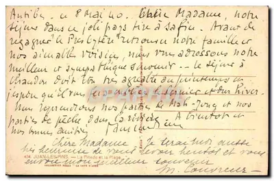Juan-les-Pins Beach — Animated View — Collection Sella — n° 434 — Back