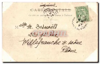 Arles — Pałac Konstantyna — wydawca B. F. Chalon-sur-Saône, nr 21 — Rewers