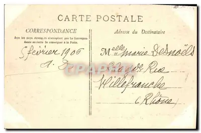Aix-en-Provence — Vista geral do Tombeau Sec — Coleção Jaussaud — Verso