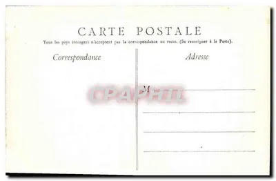Valencay (Indre) — O Castelo de Valencay — Coleção E. C., Châteauroux — Verso