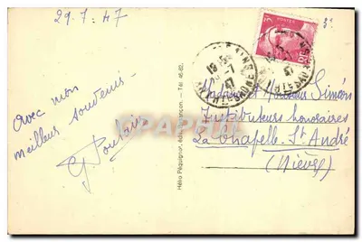 Casa dita do cardeal Jouffroy — Luxeuil-les-Bains — Hélio Péquignot, editor — Verso