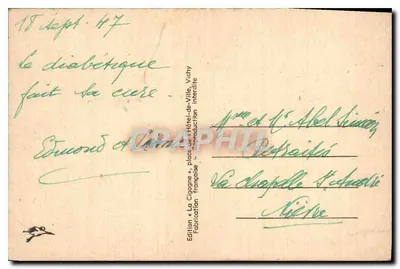 Vichy — O Casino — A Cegonha, n°311 — Verso