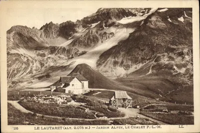 O Lautaret (alt. 2.075 m.) — Jardim Alpino, O Chalet P.-L.-M.