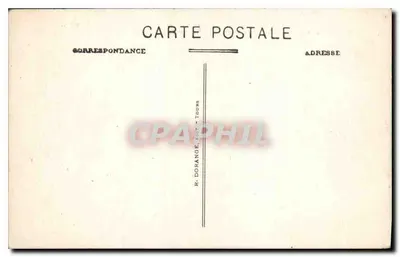 Cheverny (Loir-et-Cher) — O Castelo, lado norte, construído no início do século XVII por Philippe Hurault, Guarda dos Selos, Par do Reino, terminado em 1634 — Verso