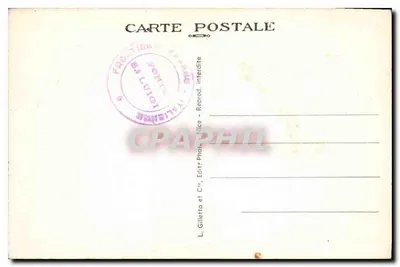 Menton - La Frontière Franco-Italienne - Le Pont Saint-Louis — L. Gilletta et Cie, Nice, n° 930 — Verso
