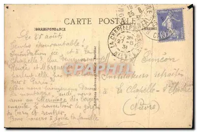 Vue du Col de Rombière — Cantal pittoresque — Éditions Mairoix d'Aurillac, n° 323 — Verso