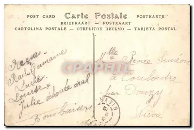 Nevers — Katedra św. Etienne (XI wiek) — N.D. Fot. — Rewers
