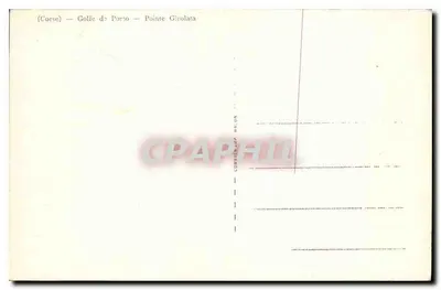 Zatoka Porto — Wyspa Girolata — Sprzedawca JAP MAISON — Rewers