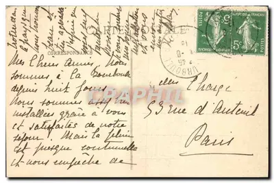 La Bourboule - Lacets Roche des Fées — Puy-de-Dôme, 1013 — Rewers