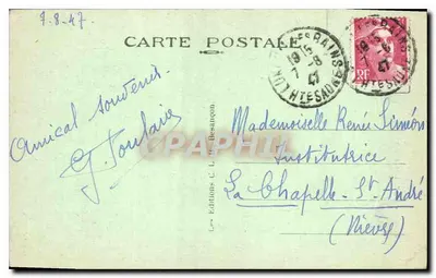 LUXEUIL-les-BAINS — Casa do Bailli — Ed. Leenertons n°35604 — Verso