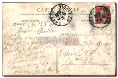 Annecy — Promenade du Paquier — Pittier, fot. Aunépy, n°420 — Achterkant
